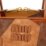 Beau leather patchwork bag