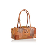 Beau leather patchwork bag