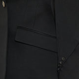 Single-breasted cocoon blazer