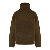 Bouclé turtleneck sweater