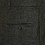 Wide flannel trousers