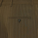 Pinstripe straight trousers