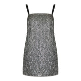 Sequin dress with straps