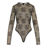Chantilly lace bodysuit