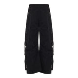 Waxed faille cargo trousers