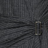 Rosalie long-sleeved wrapped dress