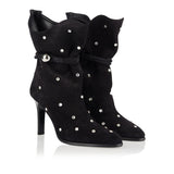 Lolya embellished suede ankle boots