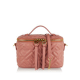 Vanity mini leather bag