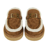 Apres chic FF suede sabots