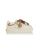 Match low-top platform sneakers