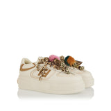 Match low-top platform sneakers