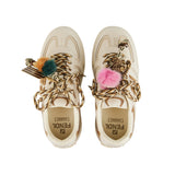 Match low-top platform sneakers