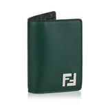 FF squared leather card holder