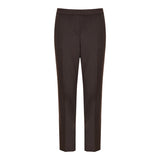 Sleek flannel pull-on trousers