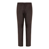 Sleek flannel pull-on trousers
