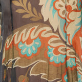 Pleated floral-print mini dress