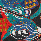 Embroidered cable-knit sweater