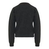 Embroidered cable-knit sweater