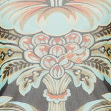 Meshed long-sleeved printed top