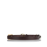 Leather belt with buckles