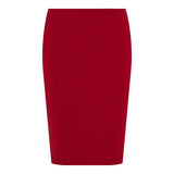 Pencil satin skirt