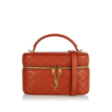 Gaby leather vanity bag