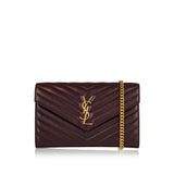 Cassandre leather wallet on chain