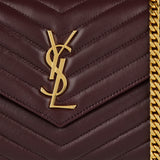 Cassandre leather wallet on chain