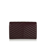 Cassandre leather wallet on chain