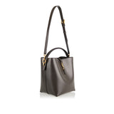 Le 37 leather bucket bag