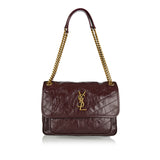 Niki medium leather shoulder bag