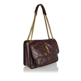 Niki medium leather shoulder bag