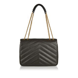 Loulou large matelassé leather shoulder bag