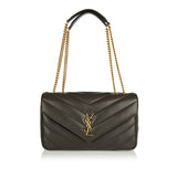 Loulou medium matelassé leather shoulder bag