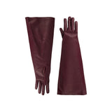 Long leather gloves