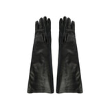 Long leather gloves