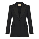 Single‑breasted wool blazer