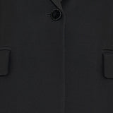 Single‑breasted wool blazer