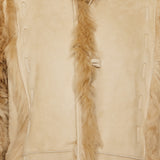 Shearling leather coat