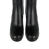 Fawcette VLogo leather platform boots