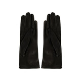 VLogo leather gloves