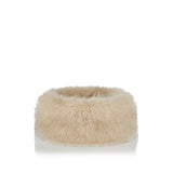 VLogo signature faux fur headband