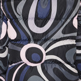 Iride-print puffer jacket