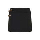 Iride-Print buckle-detail mini skirt