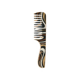 Marmo print wooden comb