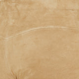 JP paneled suede flared trousers