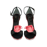 Rose vivier satin sandals
