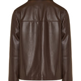 Workwear leather jacket