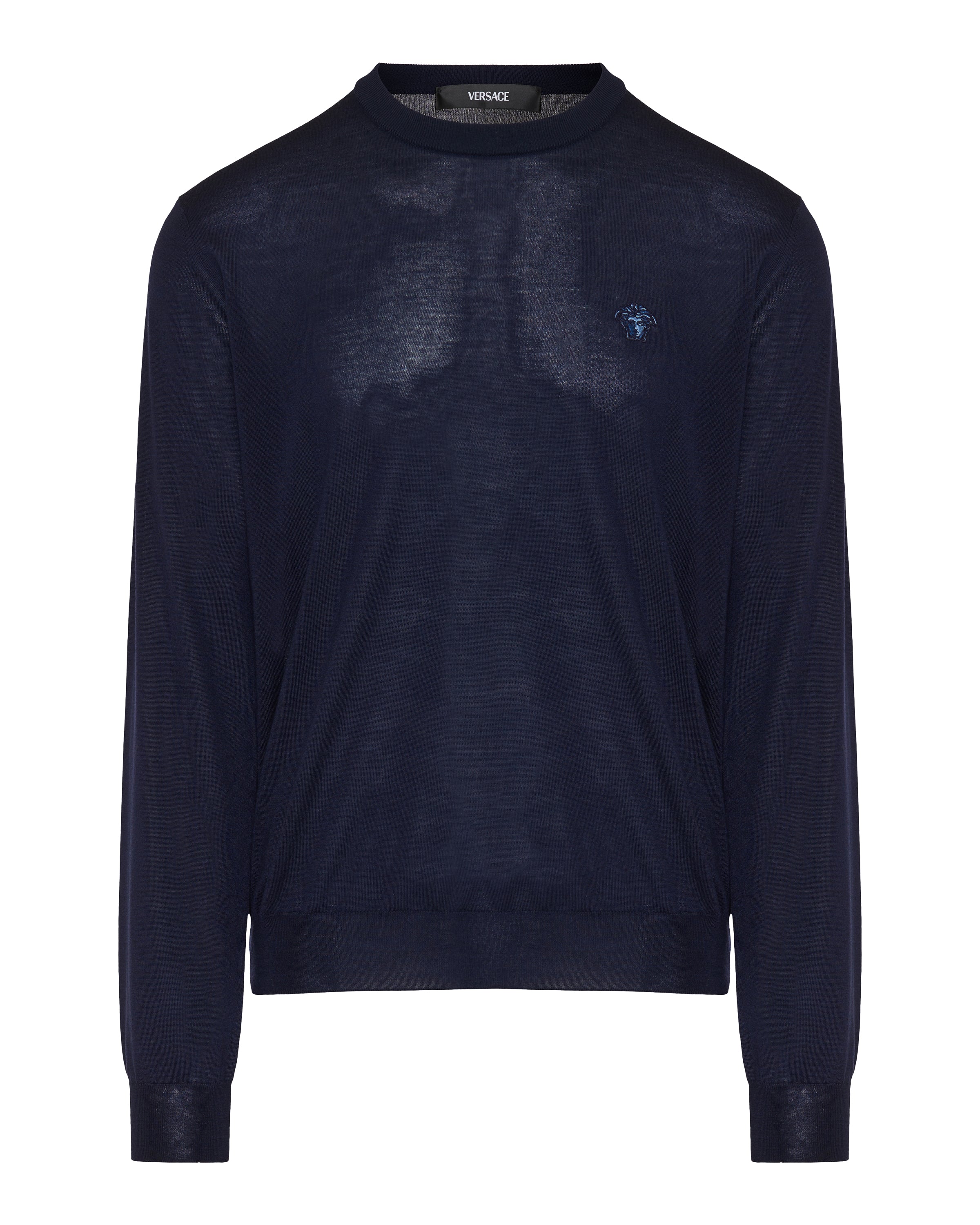 希少サイズ【VERSACE】ニット セーター メデューサ ウール コットン 50