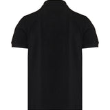 Logo-plaque polo shirt